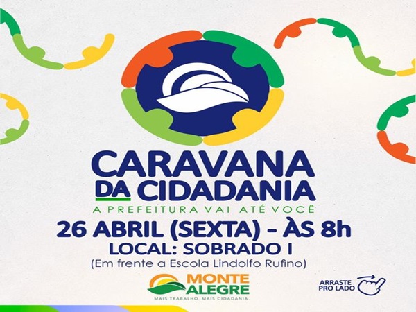 PROXIMA CARAVANA NA COMUNIDADE DO SOBRADO